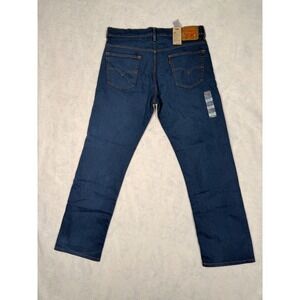 Levis 569 Jeans Mens 35x34 Dark Wash droit ample loose straight Stretch NWT